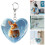 Hartvormige acryl dierenhangers (6 stuks) 1
