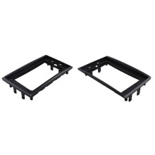 2Din 10.1 Inch Car Frame Fascia Adapter Canbus Box Decoder Android Radio Dash Fitting Panel Kit for XC90 2003-2014