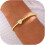 Damen-Armband mit Perlen in Herzform und Initialen, AZ Stretch 1