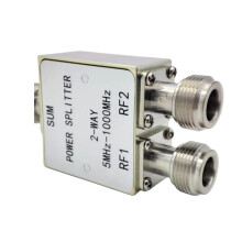 5MHz-1000MHz RF Power Splitter 1 to 2 Power Divider Combiner N Connector for Wireless Communication N