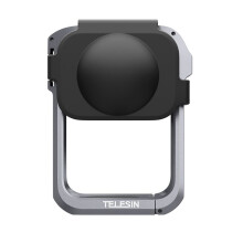 TELESIN for OSMO 360 Camera Metal Protective Cage Shockproof Rabbit Frame with Lens Cover for Enhanced Protection