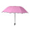 Guarda-chuva dobrável compacto rosa com cobertura de 36,2 polegadas. 1