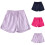 Lila Mädchen-Sommershorts mit elastischem Bund, Größe 14-15 1