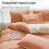 Cotton Bedding Set Orange 4-Piece 6