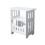 3-Tier Side Table with Display Shelf White 2
