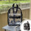 Durchsichtiger Rucksack, robuster PVC-Rucksack, große, transparente Büchertasche 1