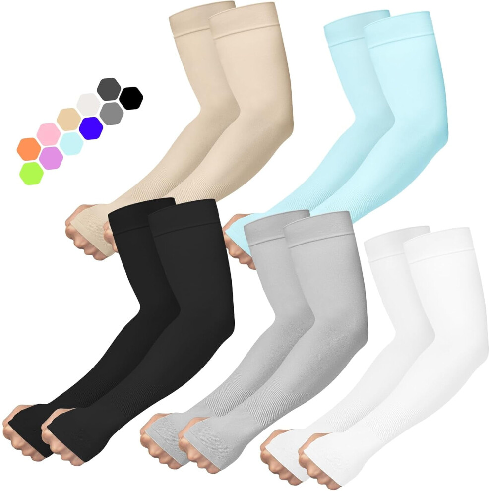 Compression Arm Sleeves UPF 50 UV Protection Pair