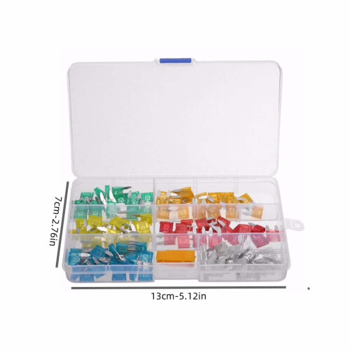 Car Fuse Assortment Kit 120 Pcs Small Medium Plug Fuses 2