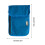 Harliver travel neck wallet with RFID blocking light blue 2