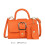 Bolsa transversal com alça superior, cor rosa, para ombro único. 2