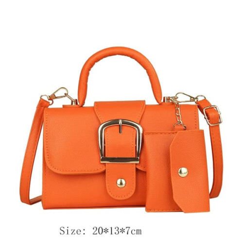 Bolsa transversal com alça superior, cor rosa, para ombro único. 1