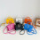 Bolsa transversal com alça superior, cor rosa, para ombro único. 3