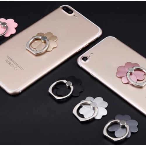 Finger Phone Holder Silver Grey 1