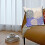 Conjunto de 2 capas de almofada Dahlia em linho, 45x45cm (18x18 polegadas). 5