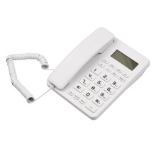 Senior-friendly telephone with LCD display for office and