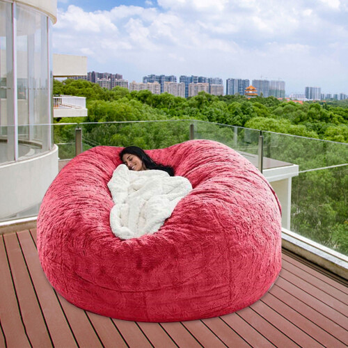 Pouf géant en mousse à mémoire de forme (1 pièce) 2