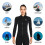 Women's wetsuit with zipper, warm, full-length 1