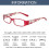 Lesebrille, lila Gestell, +2,50 Dioptrien 4