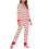 Women's Christmas Pajama Set Long Sleeve Print Soft 1