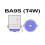 Λαμπτήρας LED BA9S SMD5050 5 τσιπ T4W 2 τεμάχια Ασημί-Γκρι-Ροζ 2
