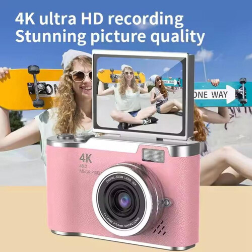 Caméra numérique 4K, 48 MP, autofocus, écran orientable 2,4", zoom 8x 2