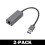 USB to Ethernet Adapter 100 Mbps Black 5-Pack 4