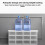 Foldable Shoe Storage, Space-Saving Stackable Shoe Organizer, Clear Shoe Boxes for Closet, Shelf, Entryway & Dorm Room, White 6