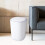 Silent Opening Lid Trash Can Plastic Bathroom Bedroom Office 6