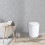 Silent Opening Lid Trash Can Plastic Bathroom Bedroom Office 7