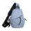 Borsa a tracolla da donna blu, piccolo zaino 5