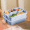 Bento Box Adult Lunch Box 4-Compartment Plastic Container 2 6
