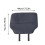 Car Rear Seat Protector Synthetic Leather with Storage 3