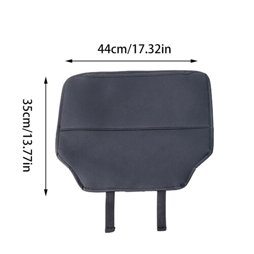 Car Rear Seat Protector Synthetic Leather with Storage 2