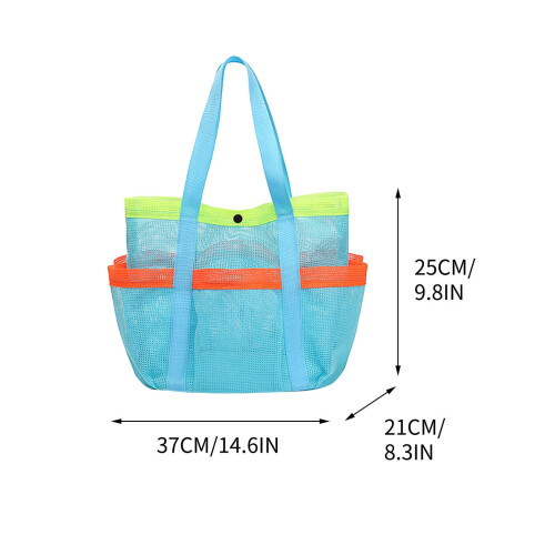 Mesh Swimming Bag with Multiple Pockets Portable 1