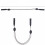 Justerbar brillesnor Sort Voksen 23-35cm 6