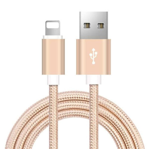iPhone-compatible charging cable silver 2 m 1