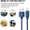 iPhone-compatible charging cable silver 2 m 7