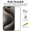 Edzett üveg képernyővédő iPhone15Pro Max2db-hoz 3