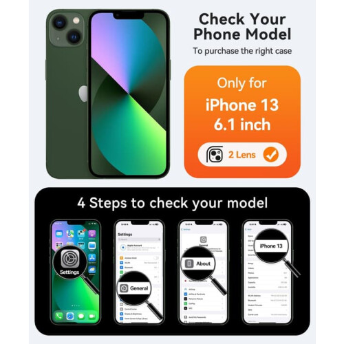Magnetisk iPhone-deksel med full kamerabeskyttelse, knallrosa, 1