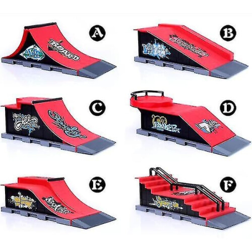 Set di mini rampe da skatepark per dita 1