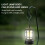 LED camping lantern retro portable hanging tent lamp red 6