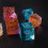 Silicone polyhedral dice mold with engraved numbers 6