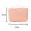 Beauty case da appendere, rosa, con manico 3