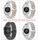 Ocelový řemínek pro Apple Watch 4 44 mm, černý 2