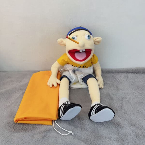 Handpuppen aus Plüschstoff, 2 Stück 1