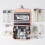 Beauty case da appendere, rosa, con manico 5