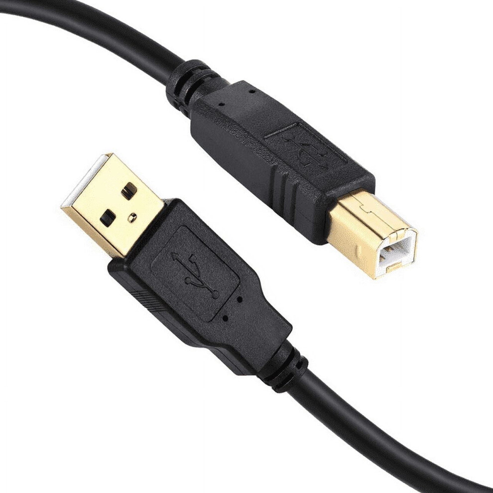 Usb 2.0 A-Male To B-Male Printer Cable 5 Feet Black 9130661245685