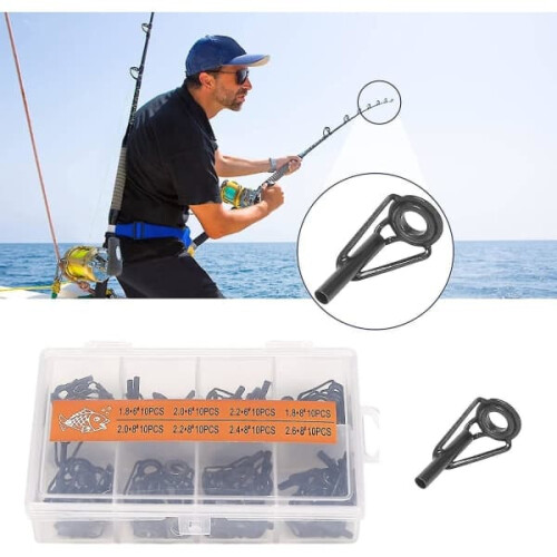 Fishing Rod Tip Repair Kit 80 Pieces 2