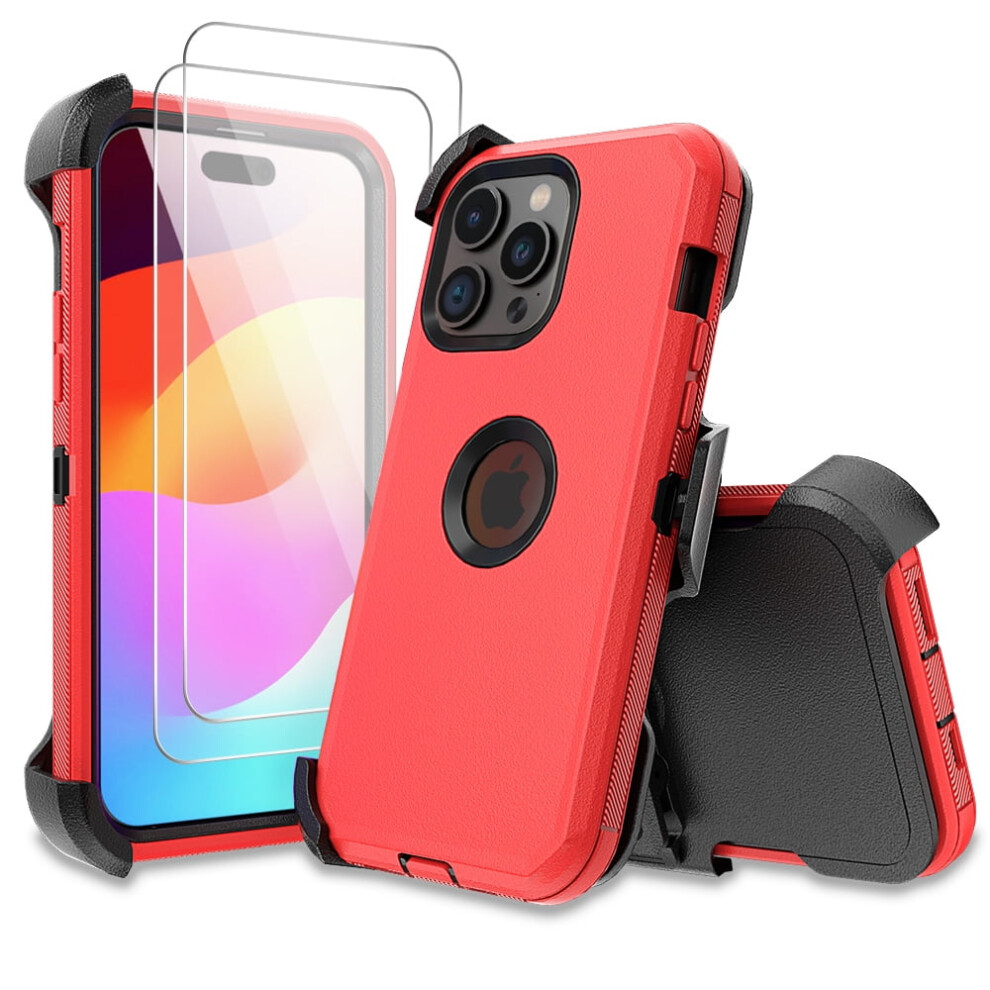 Iphone 15 Plus Case With Screen Protector And Belt Clip 9130661246057
