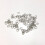 Metal Rings Silver 100-Pack 4
